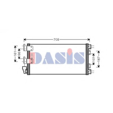 022001N AKS DASIS Конденсатор, кондиционер