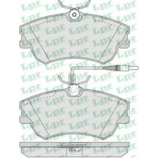 05P750 LPR Комплект тормозных колодок, дисковый тормоз