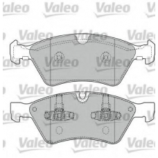 598728 VALEO Комплект тормозных колодок, дисковый тормоз