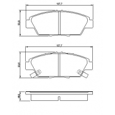 0 986 424 289 BOSCH Комплект тормозных колодок, дисковый тормоз