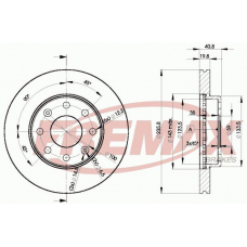 BD-4633 FREMAX Тормозной диск