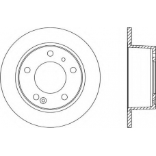 BDR1110.10 OPEN PARTS Тормозной диск