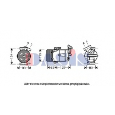 850396N AKS DASIS Компрессор, кондиционер