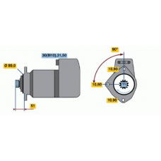 0 001 417 072 BOSCH Стартер