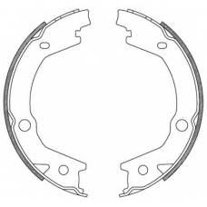 BSA2182.00 OPEN PARTS Комплект тормозных колодок