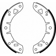 8DB 355 000-341 HELLA PAGID Комплект тормозных колодок