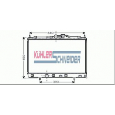 0500661 KUHLER SCHNEIDER Радиатор, охлаждение двигател