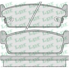05P1010 LPR Комплект тормозных колодок, дисковый тормоз
