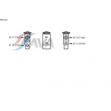 VW1113 AVA Расширительный клапан, кондиционер