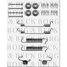 BBK6155 BORG & BECK Комплектующие, колодки дискового тормоза