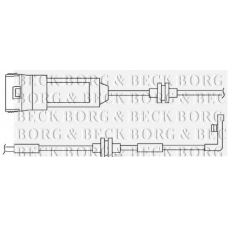 BWL3022 BORG & BECK Сигнализатор, износ тормозных колодок