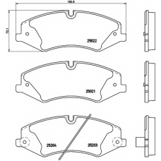 T2012 PAGID Комплект тормозных колодок, дисковый тормоз
