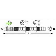 38-0364 KAGER Тормозной шланг