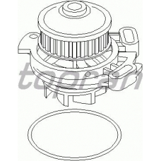 100 673 TOPRAN Водяной насос