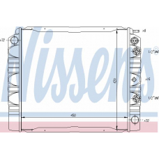 65482 NISSENS Радиатор, охлаждение двигателя