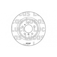 DF1597 TRW Тормозной диск
