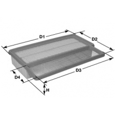 MA3159 CLEAN FILTERS Воздушный фильтр