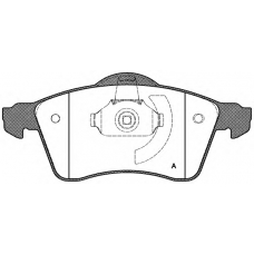 BPA0618.00 OPEN PARTS Комплект тормозных колодок, дисковый тормоз