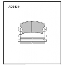 ADB4311 Allied Nippon Тормозные колодки