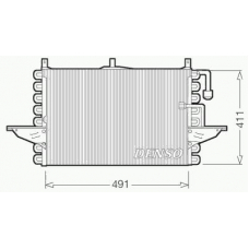 DCN10002 DENSO Конденсатор, кондиционер