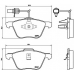 P 85 061 BREMBO Комплект тормозных колодок, дисковый тормоз