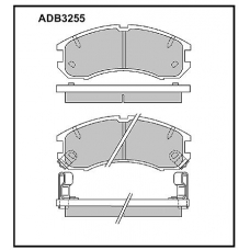 ADB3255 Allied Nippon Тормозные колодки