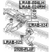 LRAB-024LH FEBEST Подвеска, рычаг независимой подвески колеса
