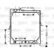 733424 VALEO Радиатор, охлаждение двигателя