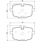 MDB3763 MINTEX Комплект тормозных колодок, дисковый тормоз