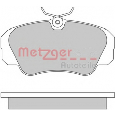 1170245 METZGER Комплект тормозных колодок, дисковый тормоз
