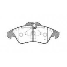 BPA0578.10 OPEN PARTS Комплект тормозных колодок, дисковый тормоз
