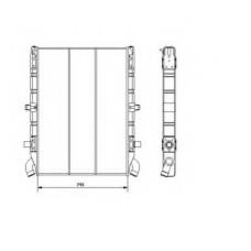 514790 NRF Радиатор, охлаждение двигателя