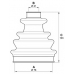 SJK7011.00 OPEN PARTS Комплект пылника, приводной вал