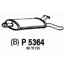 P5364 FENNO Глушитель выхлопных газов конечный