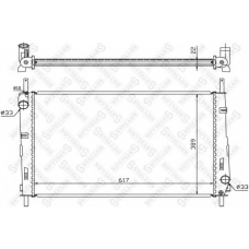 10-25066-SX STELLOX Радиатор, охлаждение двигателя