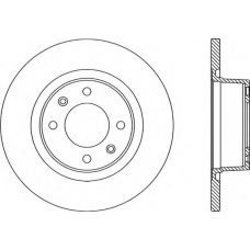 BDR1931.10 OPEN PARTS Тормозной диск