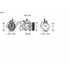 PRK029 AVA Компрессор, кондиционер