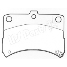 IBD-1603 IPS Parts Комплект тормозных колодок, дисковый тормоз