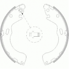 Z4210.00 WOKING Комплект тормозных колодок
