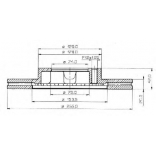 BDC3708 QUINTON HAZELL Тормозной диск