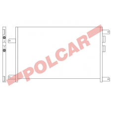 1404K82X POLCAR Skraplacze klimatyzacji