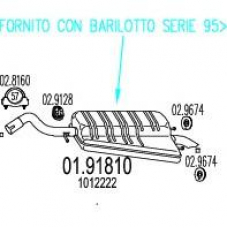 01.91810 MTS Глушитель выхлопных газов конечный