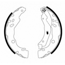 8DB 355 020-071 HELLA Комплект тормозных колодок