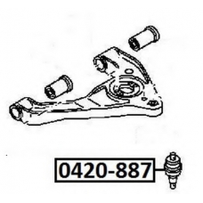 0420-887 ASVA Несущий / направляющий шарнир