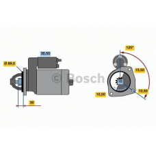 0 001 263 002 BOSCH Стартер