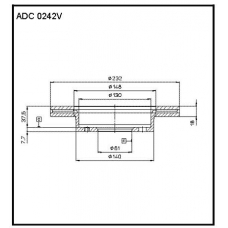 ADC 0242V Allied Nippon Гидравлические цилиндры