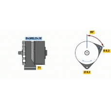 0 120 469 788 BOSCH Генератор