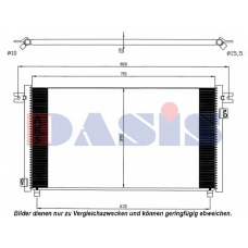 072036N AKS DASIS Конденсатор, кондиционер