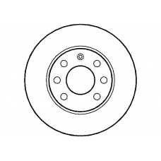 NBD1107 NATIONAL Тормозной диск