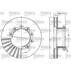 187116 VALEO Тормозной диск